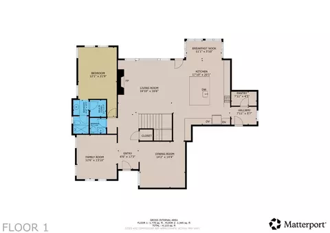 Floorplan - 4792 Crowne Point Ct, Rocklin, CA 95677 photo 2 of 3