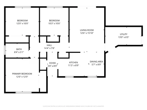 Floorplan - 4518 Meadow Way, Olivehurst, CA 95961 photo 1 of 1
