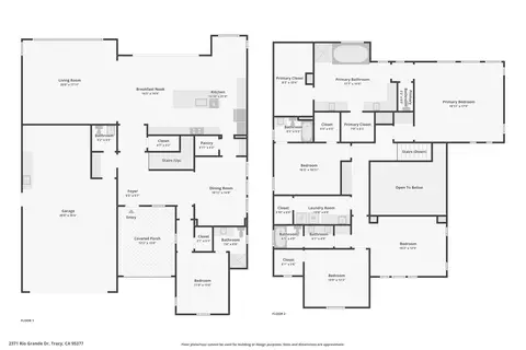 Floorplan - 2371 Rio Grande Dr, Tracy, CA 95377 photo 3 of 3