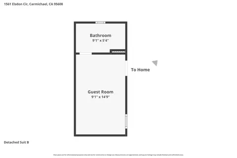 Floorplan - 1561 Elsdon Cir, Carmichael, CA 95608 photo 4 of 8