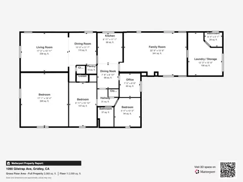 Floorplan - 1090 Gilstrap Ave, Gridley, CA 95948 photo 5 of 5