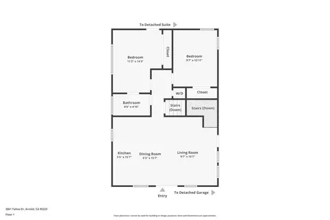 Floorplan - 3061 Tahos Dr, Dorrington, CA 95223 photo 2 of 5