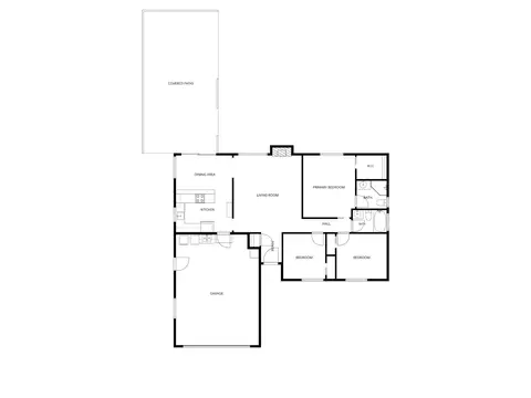 Floorplan - 6406 Templeton Dr, Carmichael, CA 95608 photo 1 of 1
