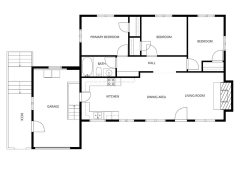 Floorplan - 946 Bartlett Ave, Placerville, CA 95667 photo 1 of 3