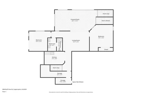 Floorplan - 6066 Bluff View Rd, Copperopolis, CA 95228 photo 2 of 4