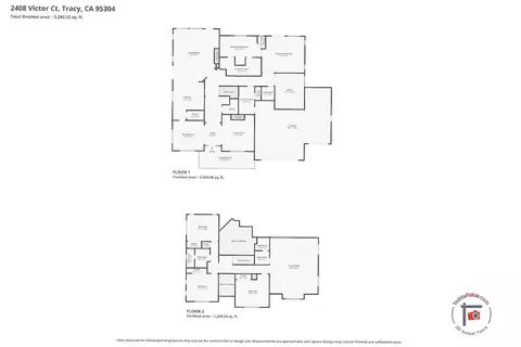 Floorplan - 2408 Victor Ct, Tracy, CA 95304 photo 1 of 1