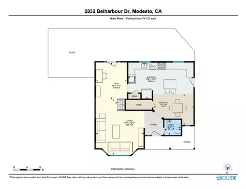 Floorplan - 2832 Belharbour Dr, Modesto, CA 95355 photo 2 of 3