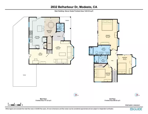 Floorplan - 2832 Belharbour Dr, Modesto, CA 95355 photo 1 of 3