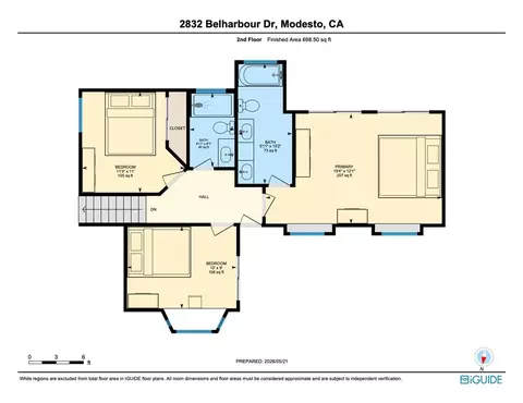 Floorplan - 2832 Belharbour Dr, Modesto, CA 95355 photo 3 of 3