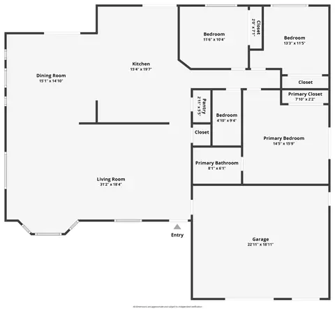 Floorplan - 4000 Bright Ct, Placerville, CA 95667 photo 1 of 1