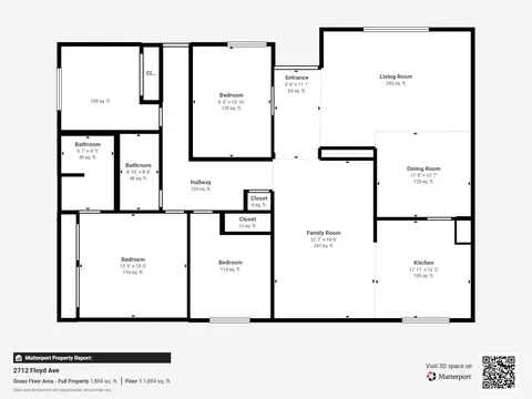 Floorplan - 2712 Floyd Ave, Modesto, CA 95355 photo 1 of 1