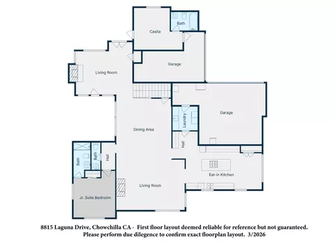 Floorplan - 8815 Laguna, Chowchilla, CA 93610 photo 3 of 3