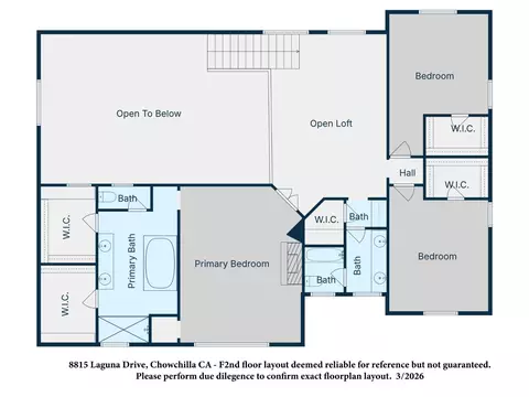 Floorplan - 8815 Laguna, Chowchilla, CA 93610 photo 2 of 3
