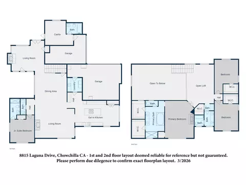 Floorplan - 8815 Laguna, Chowchilla, CA 93610 photo 1 of 3