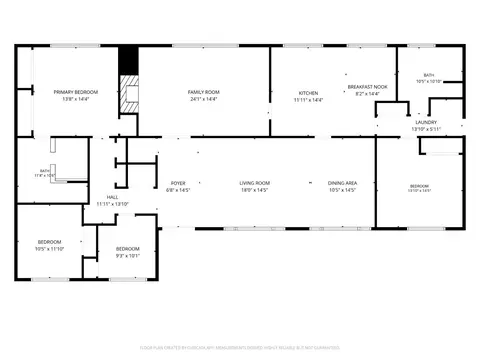 Floorplan - 3460 Roselle Ave, Modesto, CA 95355 photo 1 of 2