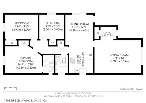 Floorplan - 1705 Drexel Dr, Davis, CA 95616 photo 1 of 1