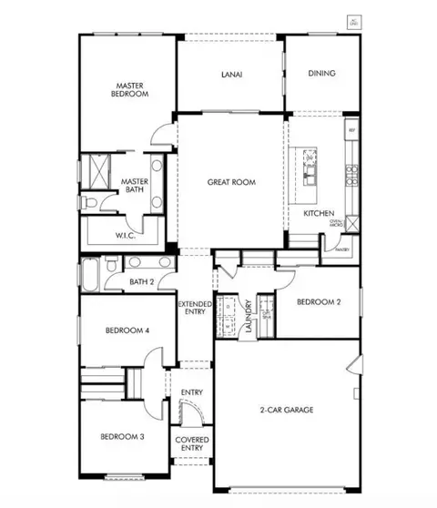 Floorplan - 2466 Paramount Ln, Manteca, CA 95337 photo 1 of 1