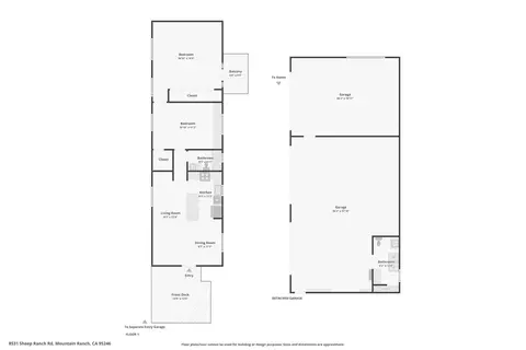 Floorplan - 8531 Sheep Ranch Rd, Mountain Ranch, CA 95246 photo 3 of 3