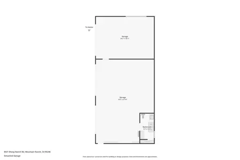 Floorplan - 8531 Sheep Ranch Rd, Mountain Ranch, CA 95246 photo 2 of 3