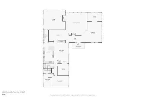 Floorplan - 2660 Glenview Dr, Placerville, CA 95667 photo 1 of 1