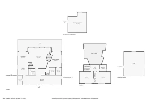 Floorplan - 1888 Cypress Pt, Arnold, CA 95223 photo 4 of 4