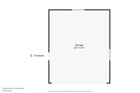 Floorplan - 1888 Cypress Pt, Arnold, CA 95223 photo 3 of 4