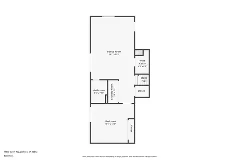 Floorplan - 19970 Dawn Rdg, Jackson, CA 95642 photo 2 of 3
