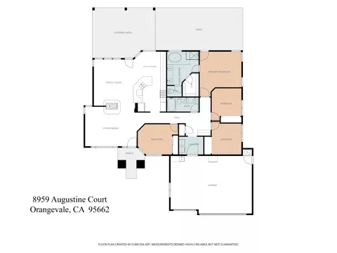 Floorplan - 8959 Augustine Ct, Orangevale, CA 95662 photo 1 of 1