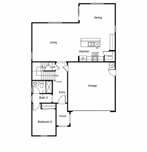 Floorplan - 2612 Coopers Hawk Ln, Modesto, CA 95357 photo 1 of 2