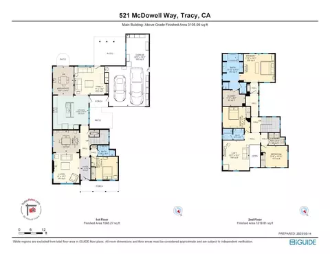 Floorplan - 521 Mcdowell Way, Tracy, CA 95377 photo 1 of 1