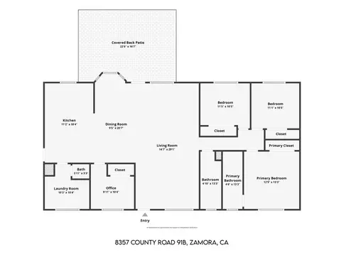 Floorplan - 8357 County Road 91b, Zamora, CA 95698 photo 1 of 1
