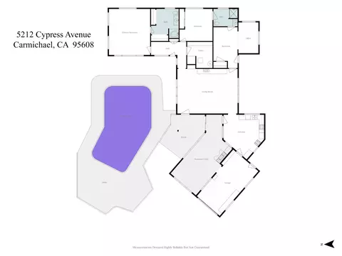 Floorplan - 5212 Cypress Ave, Carmichael, CA 95608 photo 1 of 1