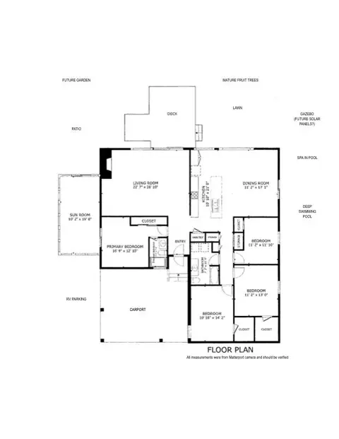 Floorplan - 6222 Cameo Ct, Carmichael, CA 95608 photo 1 of 1