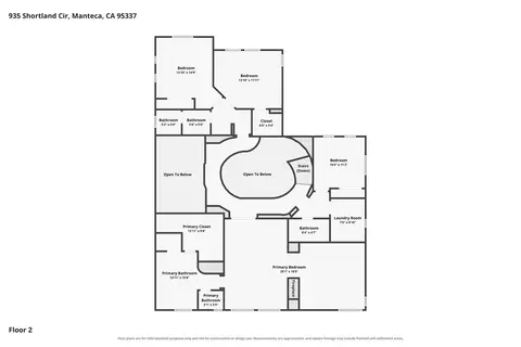 Floorplan - 935 Shortland Cir, Manteca, CA 95337 photo 2 of 2