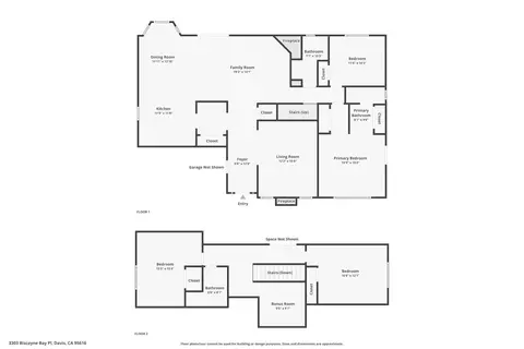 Floorplan - 3303 Biscayne Bay Pl, Davis, CA 95616 photo 1 of 1