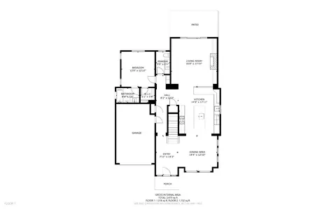 Floorplan - 3705 Mackenzie Ln, Carmichael, CA 95608 photo 1 of 3