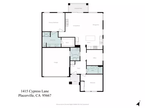 Floorplan - 1415 Cypress Ln, Placerville, CA 95667 photo 1 of 1