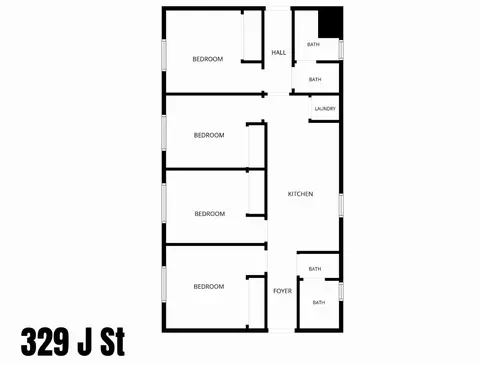 Floorplan - 327 J St, Davis, CA 95616 photo 2 of 2