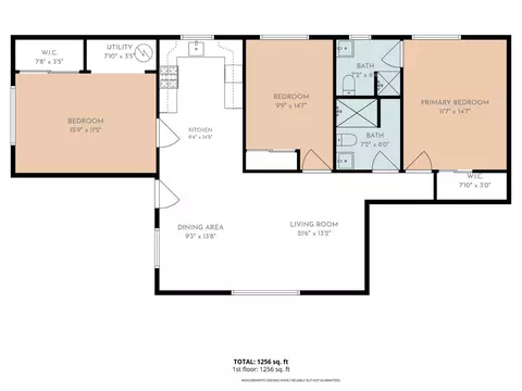 Floorplan - 4825 Second St, Modesto, CA 95357 photo 1 of 2