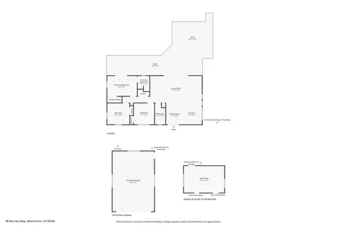 Floorplan - 96 Barney Way, West Point, CA 95255 photo 2 of 4