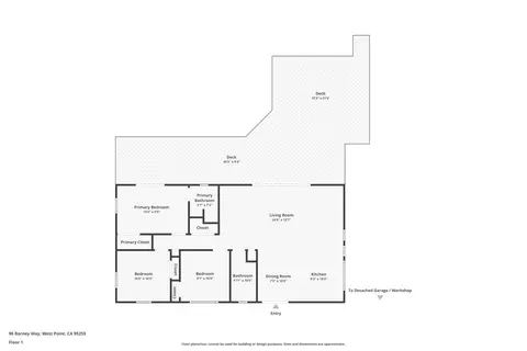 Floorplan - 96 Barney Way, West Point, CA 95255 photo 1 of 4