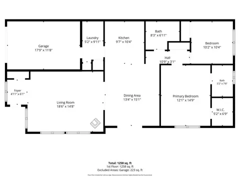 Floorplan - 3356 Melodye Ct, Rescue, CA 95672 photo 1 of 1