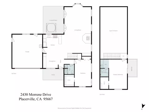 Floorplan - 2430 Morrene Dr, Placerville, CA 95667 photo 1 of 3