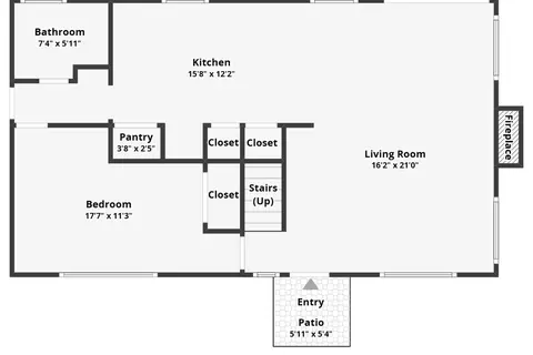 Floorplan - 1941 Fairway Dr, Arnold, CA 95223 photo 1 of 2