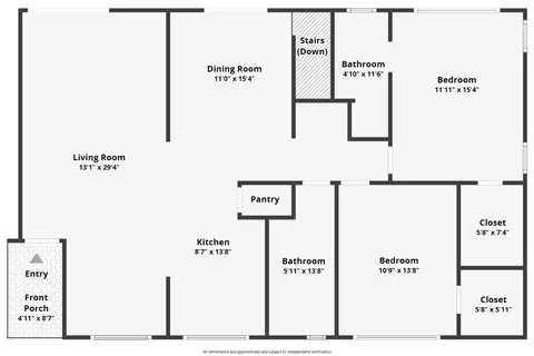 Floorplan - 830 Sheep Ranch Rd, Murphys, CA 95247 photo 1 of 2
