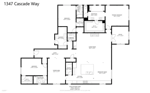 Floorplan - 1347 Cascade Way, Lincoln, CA 95648 photo 1 of 1
