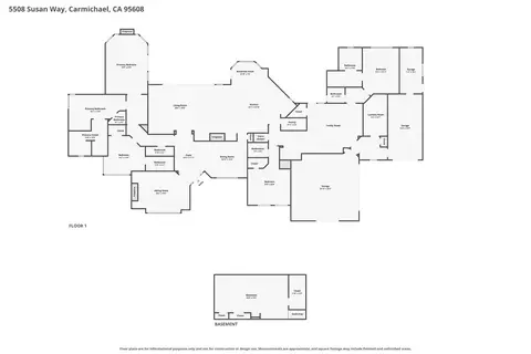 Floorplan - 5508 Susan Way, Carmichael, CA 95608 photo 3 of 3