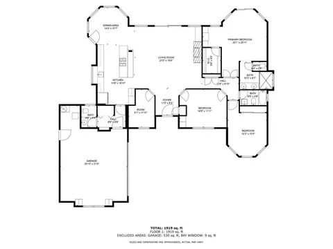 Floorplan - 2016 Oak Creek Dr, Copperopolis, CA 95228 photo 2 of 2