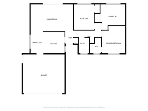Floorplan - 5506 Brooks Ave, Loomis, CA 95650 photo 1 of 1