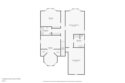 Floorplan - 54 Badger St, Sutter Creek, CA 95685 photo 2 of 3